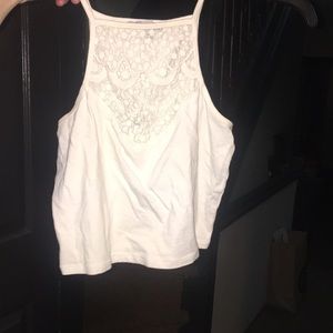 White crop top